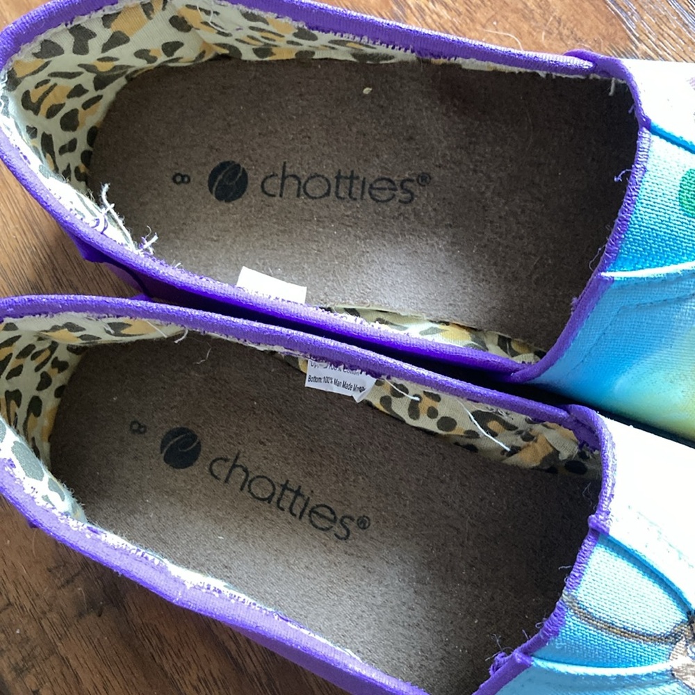 Chatties CANDY CRUSH flats size 8 unique fun colorful shoes - Picture 5 of 13